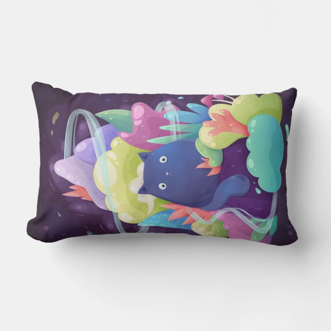 Cute Cat Kussen (Voorkant)