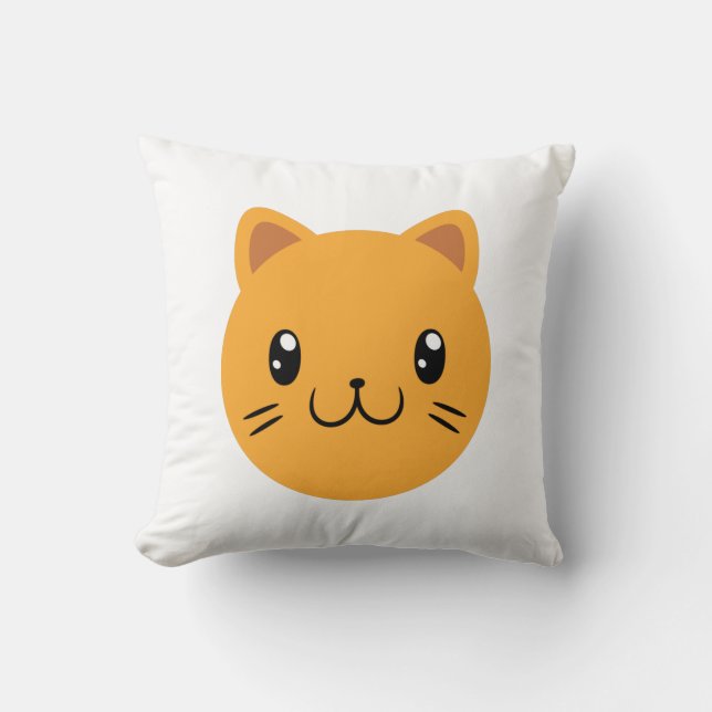 Cute Cat Kussen (Voorkant)