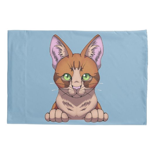 Cute Cat Kussensloop (Achterkant)