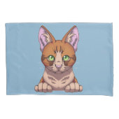 Cute Cat Kussensloop (Voorkant)