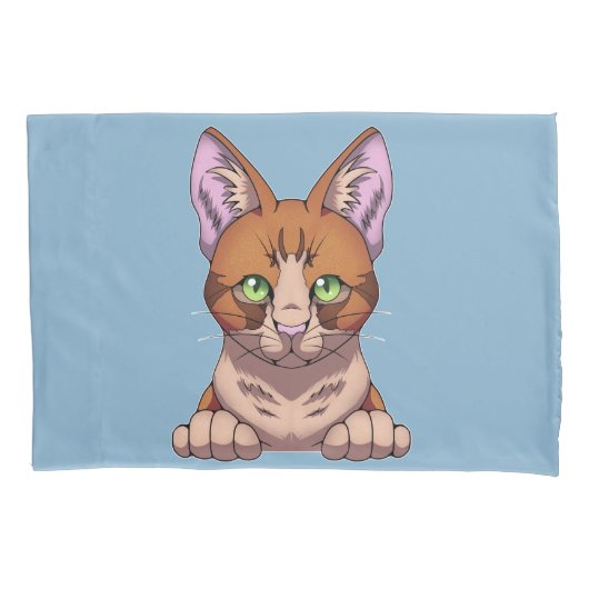 Cute Cat Kussensloop (Voorkant)