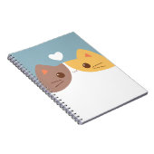 Cute Cat-laptop Notitieboek (Rechterzijde)
