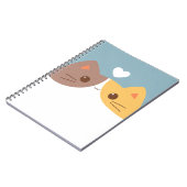 Cute Cat-laptop Notitieboek (Linkerzijde)