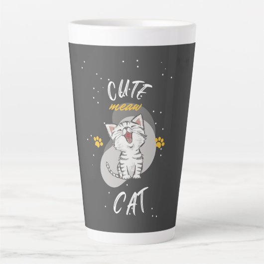 CUTE CAT LATTE MOK (Voorkant)