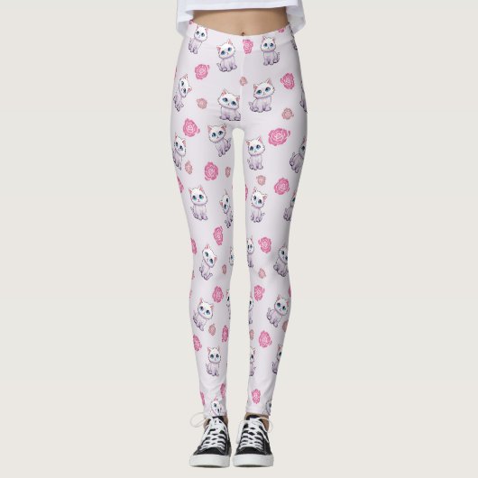 Cute Cat Leggings (Voorkant)