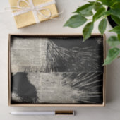 Cute Cat, liefdevol keukenpotlood over oude boekpa Tissuepapier (Geschenk)