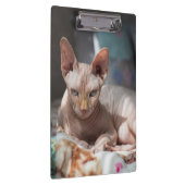 Cute Cat Lounging zonder Fur Klembord (Rechts)