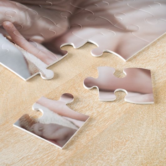 Cute Cat Lounging zonder Fur Legpuzzel (Zijkant)