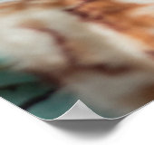 Cute Cat Lounging zonder Fur Poster (Hoek)