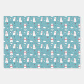 Cute Cat Love You Wrapping Paper Sheets (Voorkant 2)