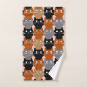 Cute Cat Lover Feline Kittens Bad Handdoek (Handdoek)