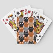 Cute Cat Lover Feline Kittens Pokerkaarten (Achterkant)