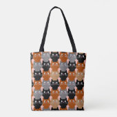 Cute Cat Lover Feline Kittens Tote Bag (Achterkant)
