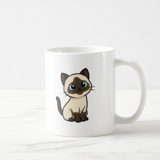 Cute Cat Lover Mug – Purrfect Coffee Companion Koffiemok (Rechts)
