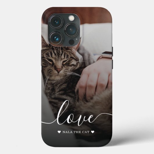 Cute Cat Lover Photo Case-Mate iPhone Case (Achterkant)