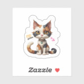 Cute Cat Lover Sticker (Vel)