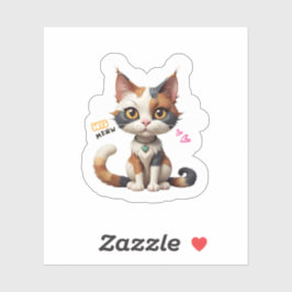 Cute Cat Lover Sticker