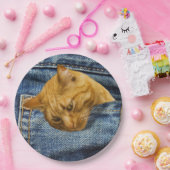 Cute Cat Lovers Keepomwille gift Papieren Bordje (Feest)