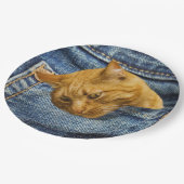 Cute Cat Lovers Keepomwille gift Papieren Bordje (Gekanteld)