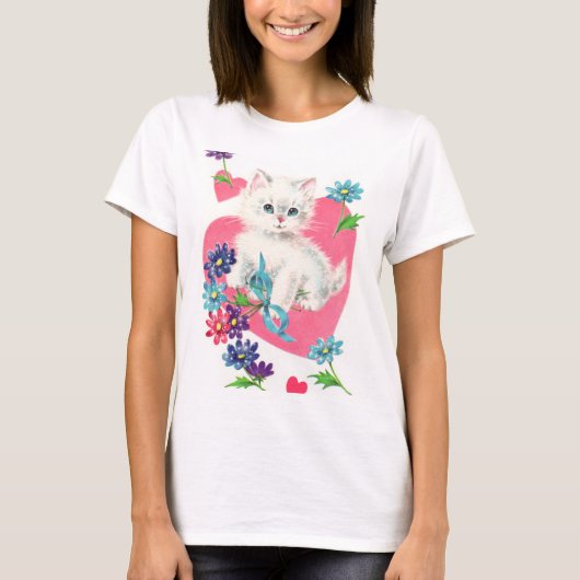 Cute Cat lovers womens t shirt (Voorkant)