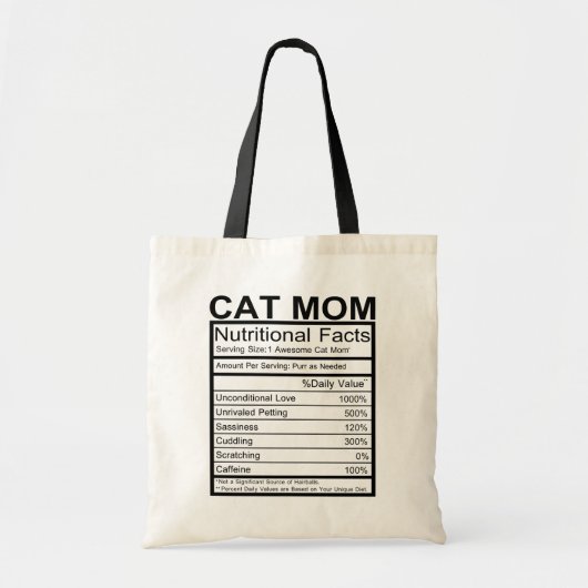 Cute Cat Ma Kitten Black Kat Crazy Cat Lady Tote Bag (Voorkant)