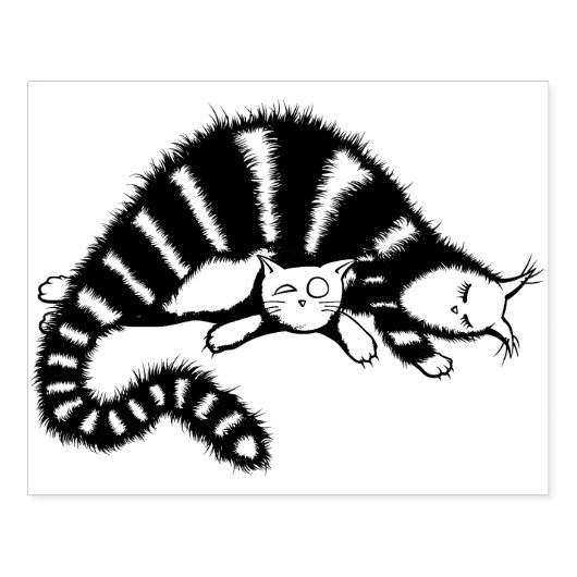 Cute Cat Ma Love Family Rubberstempel (Afrduk)