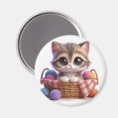 Cute Cat Magneet (Voorkant / Achterkant)