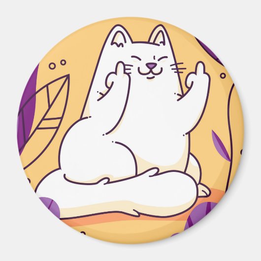 Cute Cat Magneet (Voorkant)