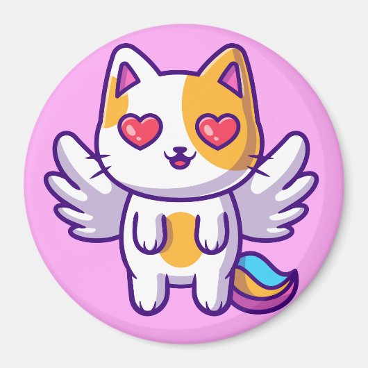 Cute Cat Magnet (Voorkant)