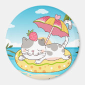 Cute Cat Magnet (Voorkant)