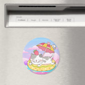 Cute Cat Magnet (Insitu (Vaatwasser))