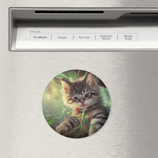 Cute Cat Magnet (Insitu (Vaatwasser))