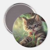 Cute Cat Magnet (Voorkant / Achterkant)