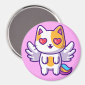 Cute Cat Magnet (Voorkant / Achterkant)