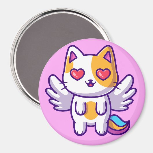 Cute Cat Magnet (Voorkant / Achterkant)