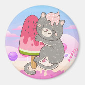 Cute Cat Magnet (Voorkant)