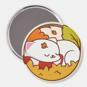 Cute Cat Magnet (Voorkant / Achterkant)