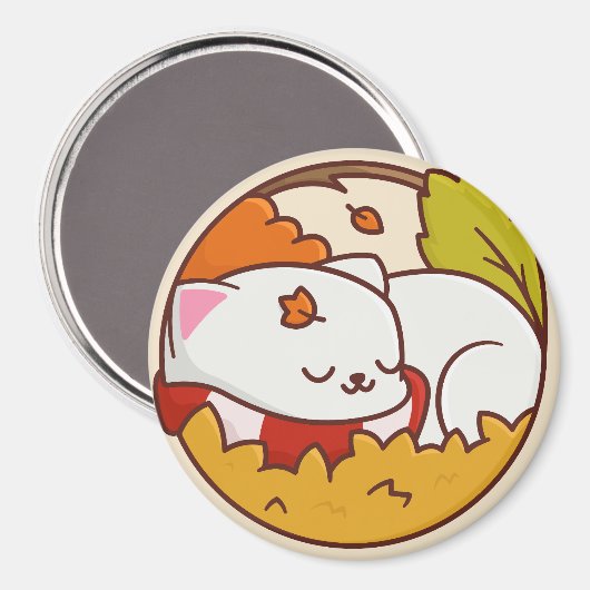 Cute Cat Magnet (Voorkant / Achterkant)