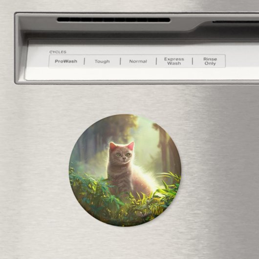 Cute Cat Magnet (Insitu (Vaatwasser))