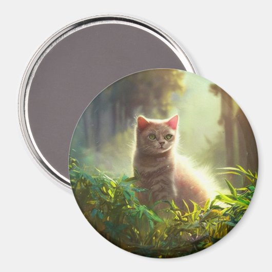 Cute Cat Magnet (Voorkant / Achterkant)