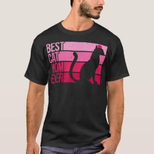 Cute Cat mam Art voor vrouwelijke katten T-shirt