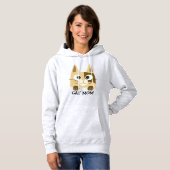 Cute Cat mama Hoodie (Voorkant volledig)