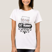 Cute Cat mammie pet pet T-shirt (Voorkant)