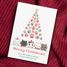 Cute Cat Meowy kerst