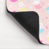 Cute Cat Mermaid Pattern Muismat (Hoek)