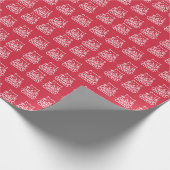 Cute Cat Merry Xmas Cadeaupapier (Hoek)