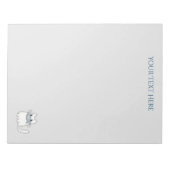 Cute Cat met Prize Fish Notitieblok (Voorkant)