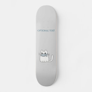 Cute Cat met Prize Fish Persoonlijk Skateboard