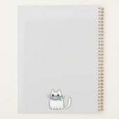 Cute Cat met Prize Fish Planner (Achterkant)