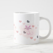 Cute cat-Mok Grote Koffiekop (Rechts)